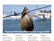 Tablet Screenshot of hirtshalsfiskefestival.dk
